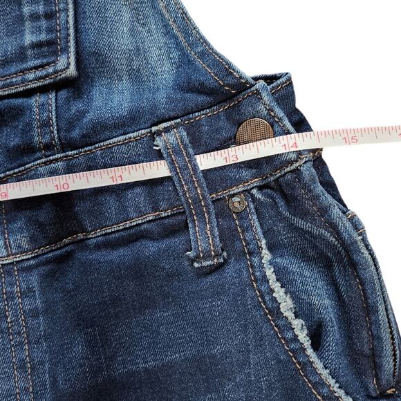 Free People denim overalls blue washed womens size 24 - Picture 10 of 11